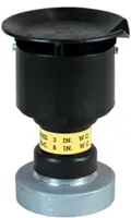 OPW 523V Pressure Vacuum Vent - 2 in. Slip- On - 1 oz/sq inch - 7,000 SCFH - Silver