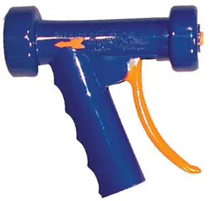 SuperKlean T150 Series Thermosmart Spray Nozzle with Temperature Gauge - Aluminum - Light Blue