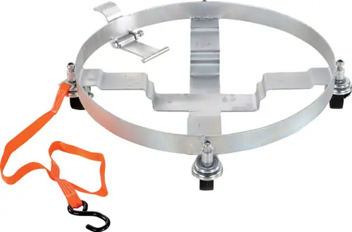 Vestil Tilting Drum Dolly w/Rubber Wheels, 900 lb. Capacity