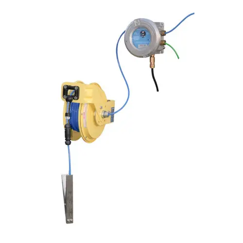 Newson Gale Earth-Rite II RTR Static Ground System for Tank Trucks w/ Self-Retracting Cable Reel & 50 ft. Cable