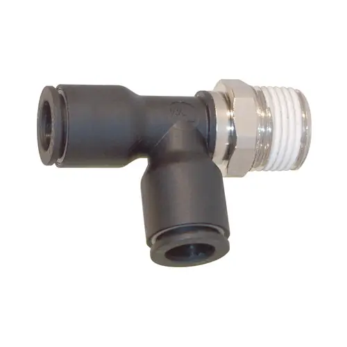 Dixon Legris D.O.T. 1/4 in. OD Push-In Male Run Tee x 3/8 in. Male NPT