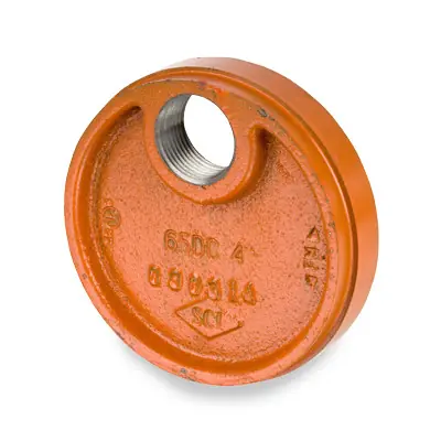 Smith Cooper 3 in. Grooved Drain Cap w/ 1" NPT Drain - Fig. 65DC