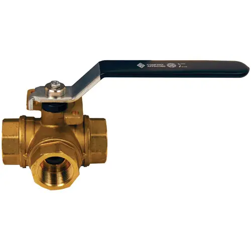 Dixon 2 in. NPT 3-Way Diverting Ball Valves "T" Flow Pattern