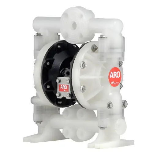 ARO PRO Series 1 in. NPT Aluminum Air Diaphragm Pump w/ PTFE with Santoprene Backup Diaphragms, PTFE Balls & Polypropylene Seats