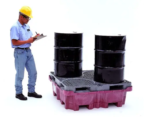 UltraTech 0802 Ultra-Spill King - Drum Pallet and Sump, with Drain