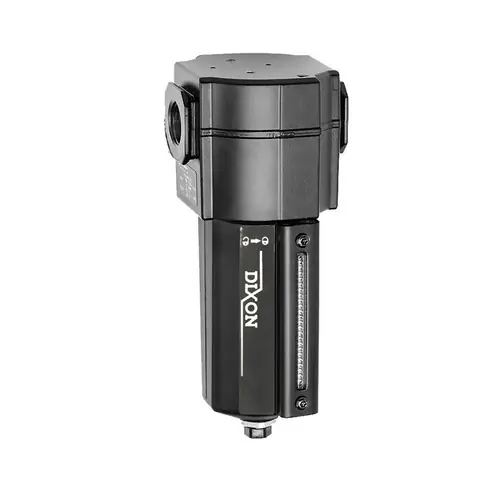 Dixon Series 1 Standard Airline Filter w/ Metal Bowl 3/4 in. Port, Manual 140 SCFM Drain