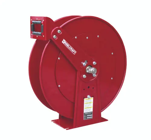 Reelcraft 1/2 in. x 100 ft. Series 80000 and D80000 Dual Pedestal Air Hose Reel - Reel Only