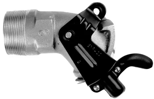Syracuse Stamping Co. 3/4 in. Aluminum Short Handle Gate Faucet - 3/4 in. NPT - Aluminum