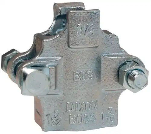 Dixon Boss B5 Clamp 1/2 in. Hose ID Zinc Plated Iron 2-Bolt Type