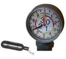 Morrison Bros. 2 in. Female NPT Clock Gauge - Meters & Centimeters