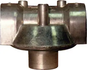 Cim-Tek 50032N Nickel-Plated Aluminum Adapter for 400, 450, and 475 Series Filters