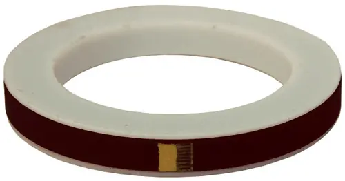Dixon 6 in. PTFE (TFE) w/ FKM Filler Cam & Groove Envelope Gasket (White / Black)