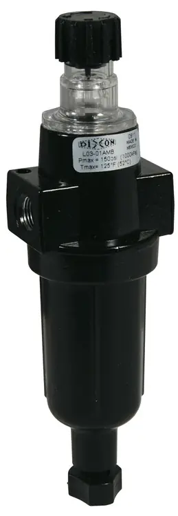 Dixon Wilkerson 1/8 in. L03 Miniature lubricator with Metal Bowl
