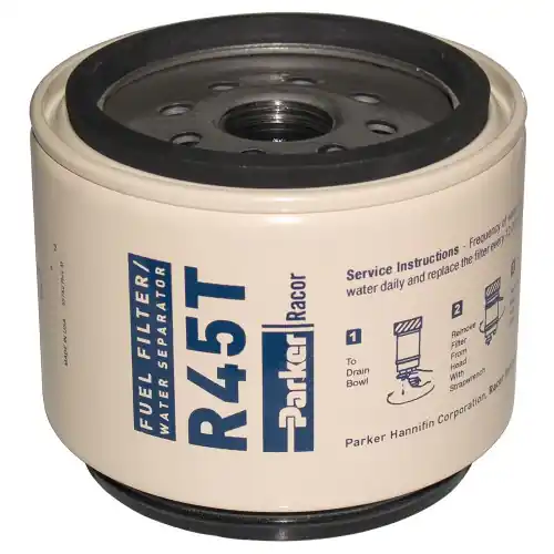 Racor Spin-On Replacement R45T Element for Models 445R & 645R - 10 Micron