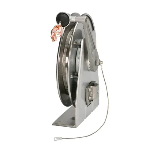 Hannay Reels HGR Series Heavy Duty Grounding Reel, Reel & Cable, 50 ft. Cable, HGR-50-50