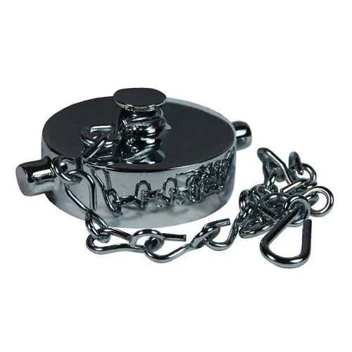 2 1/2 in. NH(NST) Dixon Brass Cap & Chain - Pin Lug (Polished Chrome Plated)