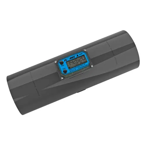 GPI TM Series 4 in. Sch 80 Spigot PVC Turbine Water Meter