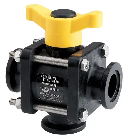 Banjo 2 in. Standard Port Flange 4 Bolt Bottom Load Manifold Valve