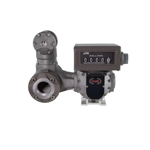 Fill-Rite TS Series 3 in. NPT Oval Gear Meter w/ Mechanical Register (Whole Gal), Strainer, and Air Eliminator