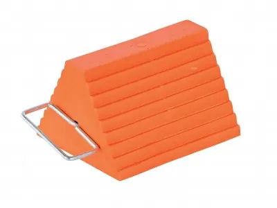 Vestil Molded Urethane Wedge Wheel Chock w/ Handle