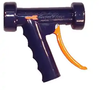 SuperKlean T150 Series Thermosmart Spray Nozzle with Temperature Gauge - Brass - Dark Blue