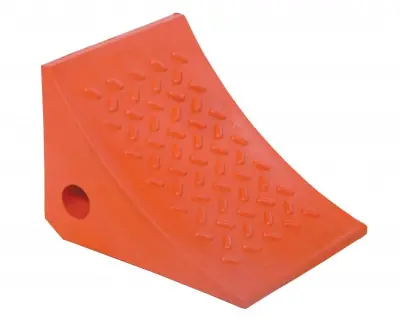 Vestil Molded Urethane Curved Mini Wheel Chock