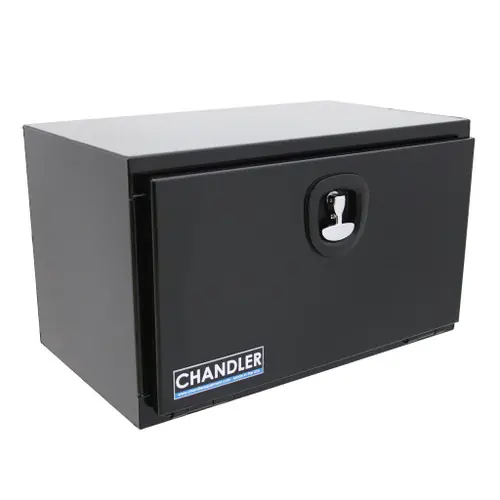 Chandler Equipment Powder Coated Carbon Steel Underbody Tool Box w/ Single Latch Door - 30x18x18
