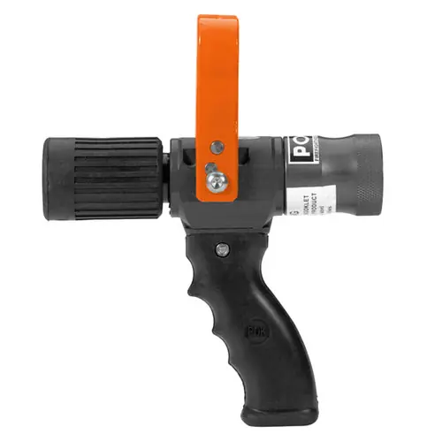 POK 1 in. NPSH Wildland Nozzle Hardcoat Anodized Aluminum & PTFE - Orange