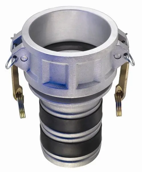 EZ-Seal Leak Resistant Fittings - Part C Female Coupler x Hose Shank - 2 in.