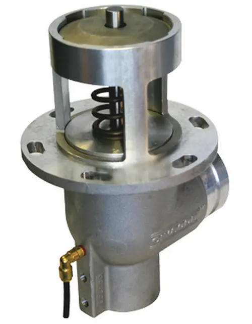 Civacon 3 in. Grooved Elbow Air Operated Emergency Valves w/ Tef-Sil Seal