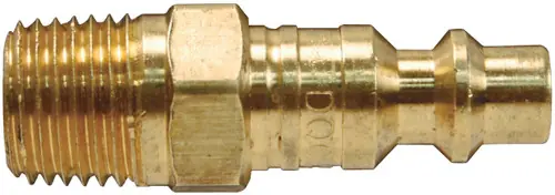 Dixon Air Chief Industrial Brass Male Threaded Plug 1/8 in. Male NPT x 1/4 in. Body