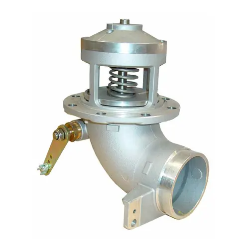 Emco Wheaton F7000 & F7001 4 in. Grooved 90° Elbow Mechanical Emergency Valve w/FKM Seal