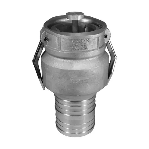 Dixon Vapor Recovery Aluminum 4 in. Coupler with Poppet & Probe x 3 in. Hose Shank