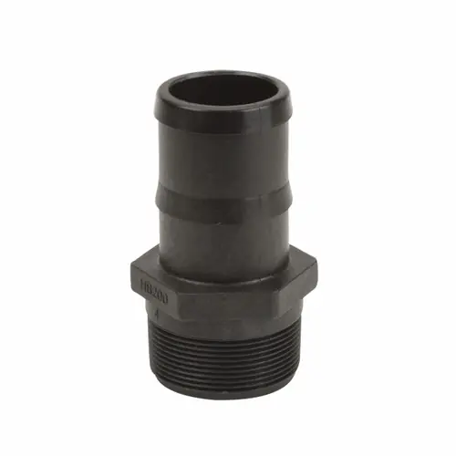 Banjo Poly 2 in. NPT x 2 in. Straight Hose Barb - Sch. 80