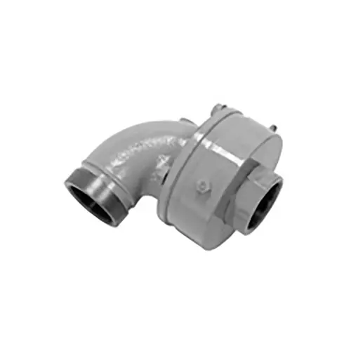 Hannay Reels WHJ-1590 1 1/2 in. Groove x Groove 90° Ductile Iron Swivel Joint, FKM, 1,000 PSI