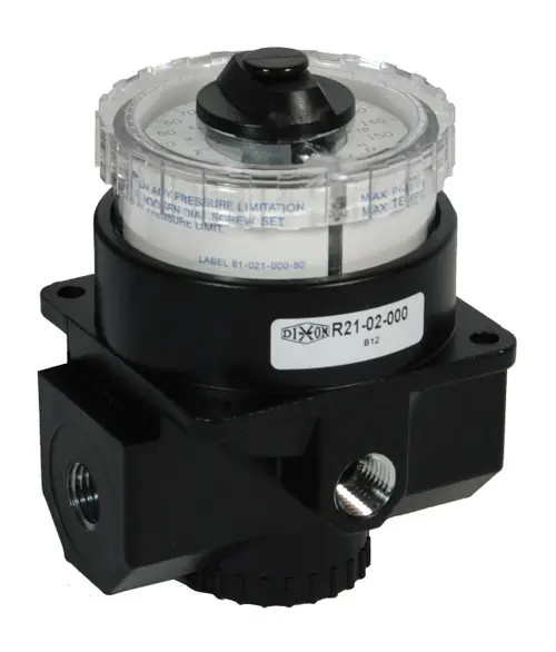 Dixon Wilkerson 1/4 in. R21 Dial Air Regulator Without Gauge