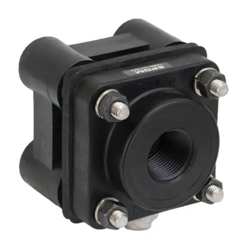 Banjo Poly 3/4 in. x 1 in. Threaded Bolted Bottom Drain Tank Flange w/ EPDM Seal