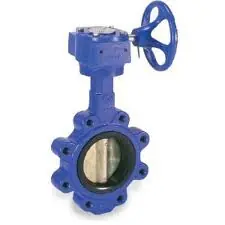 Smith Cooper 0160 Series 10 in. Cast Iron Gear Operated Butterfly Valve w/Nitrile Rubber Seals, Nickel Plated Iron Disc, Lug Style
