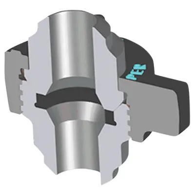 Kemper Valve Figure 602B Butt-Weld Hammer Unions - Schedule 80 - 2 in.