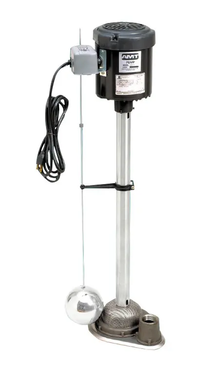 AMT Industrial/Commercial Sump Pump - 84 GPM - 29 in. - Stainless Steel