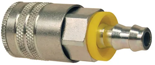 Dixon Air Chief Steel Industrial Coupler 3/8 in. Push-On Hose Barb x 3/8 in. Body