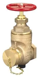 Dixon 2 1/2 in. NPT x 2 1/2 in. (NH)NST Wedge Disc Gate Valve Non-Rising Stem / Cast Brass