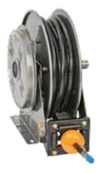Hannay Reels N700 Series High Pressure Spring Rewind Grease Reels - Includes Hose - 1/2 in. x 50 ft.