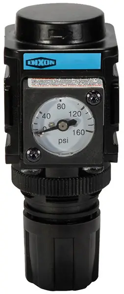 Dixon Wilkerson 1/4 in. R08 Miniature Regulator With Gauge