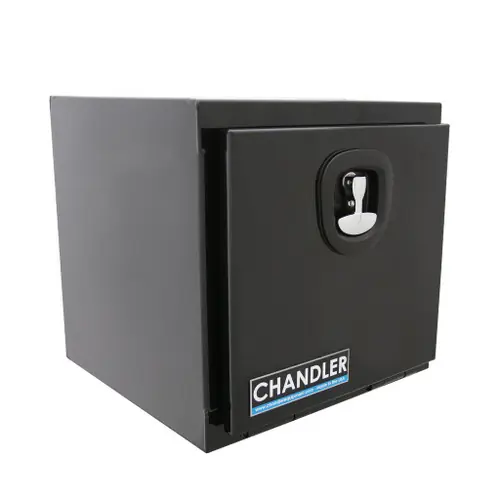 Chandler Equipment Powder Coated Carbon Steel Underbody Tool Box w/ Single Latch Door - 18x18x18