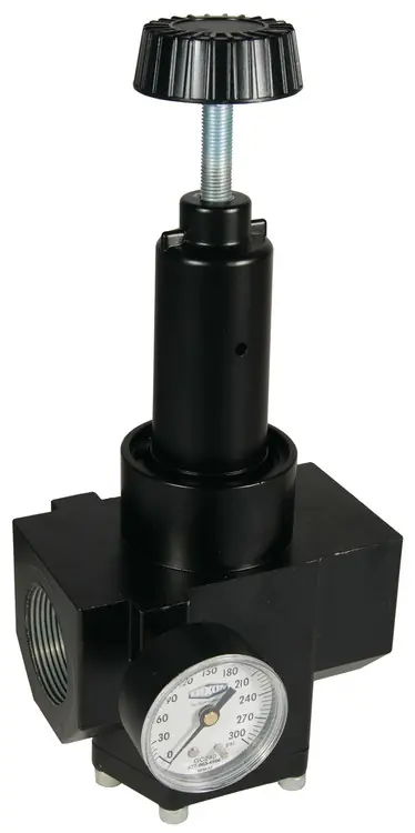 Dixon Wilkerson 1 1/2 in. R40 High Flow Regulator With Gauge