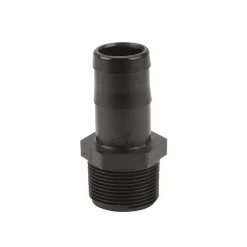 Banjo Poly 1 1/4 in. NPT x 1 1/4 in. Straight Hose Barb - Sch. 80