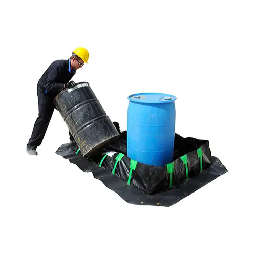 UltraTech 8209 Ultra-Containment Berm, Stake Wall Model, 6 ft. x 6 ft. x 1 ft., 269 Gal Capacity