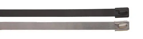BAND-IT Ball-Lokt 0.31 in. W x 5.8 in. Dia. Uncoated 316SS Cable Ties - 100/Bag