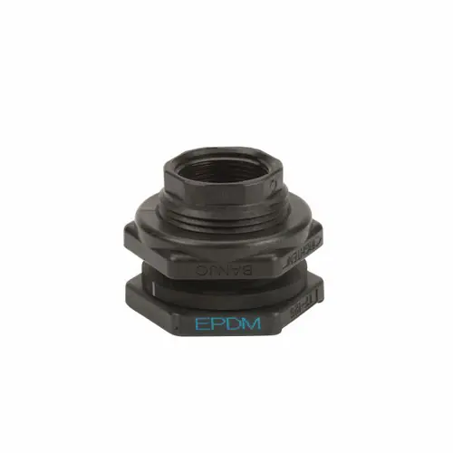 Banjo 1 1/4 in. Poly Bulkhead EPDM Tank Fitting